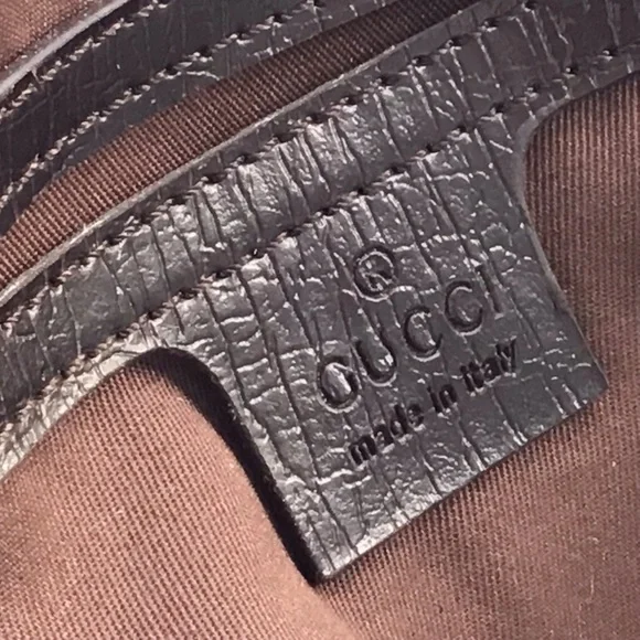 Authentic Gucci Monogram GG Plus Boston Top Zip Tote - Picture 14 of 16